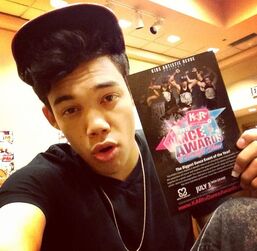 Roshon-fegan-with-dance-awards-flyer