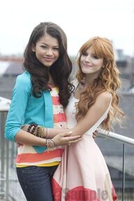 97336 Preppie Bella Thorne and Zendaya Coleman posing for a photo shoot on a hotel in Munich 12 122 594lo