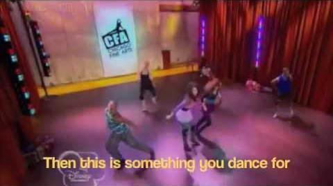 Shake it up - 'Something to dance for' dance scene (lyrics on screen)