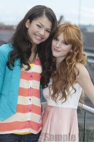 95369 Preppie Bella Thorne and Zendaya Coleman posing for a photo shoot on a hotel in Munich 9 122 147lo