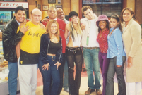 Shakira with the Taina cast