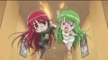 Shana and Yōko attacking
