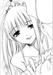 Marianne's mannequin form in manga