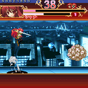 ESnU Shana fighting Heads Rinne story mode