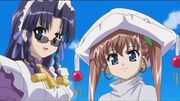 Mika with Nanami Nanashiro (Wilhelmina)
