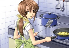 Smiling Chigusa (微笑む千草?)