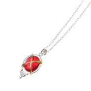 Close-up of the necklace.