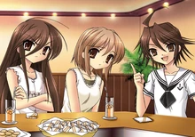 At the Satō Residence (佐藤家にて?)