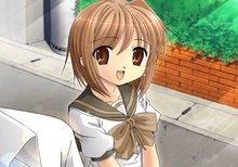 Going to School with Yoshida-san (吉田さんと登校?)