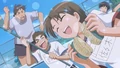 Sasaki pool.png (1.37 MB) Sasaki having fun cleaning the school pool (with her name on her uniform)