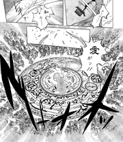 ES Manga Ch 22 Seinaru Hitsugi activate around Tis