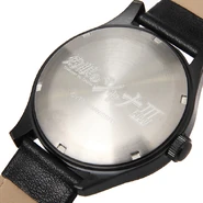 The back of the wristwatch.