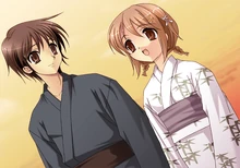 Walking With Yoshida-san (吉田さんと散歩?)