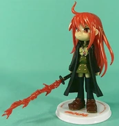 Flame Hair version with Yogasa and a flaming Nietono no Shana