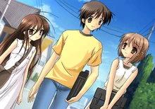 The Three of Them Going Home (3人で帰宅?)