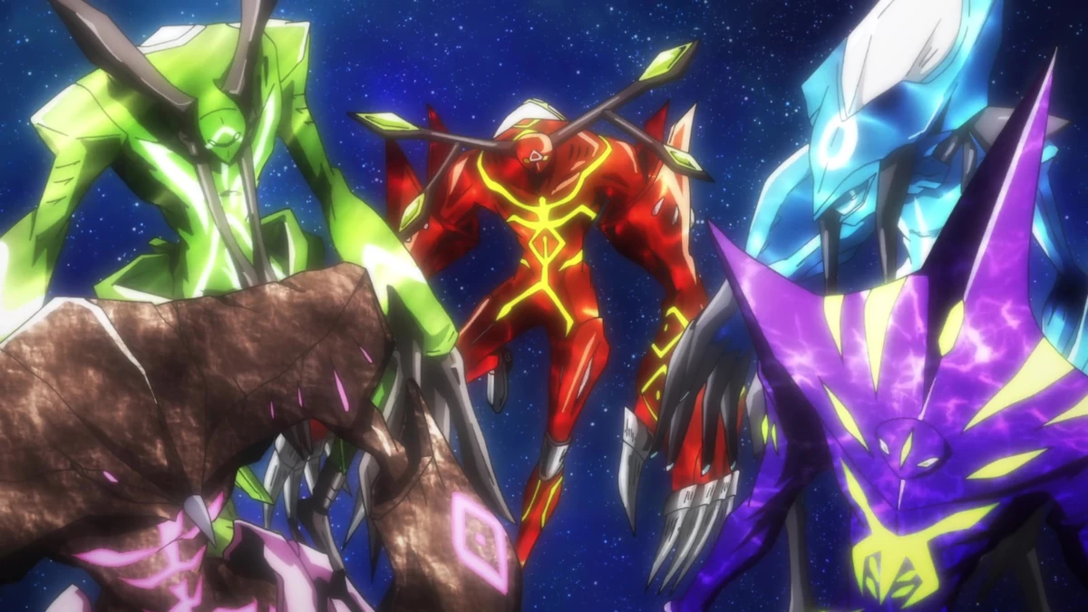 Five Grand Elemental Spirits Shaman King Wiki Fandom