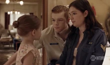 Ian with his sister and niece/cousin Franny.