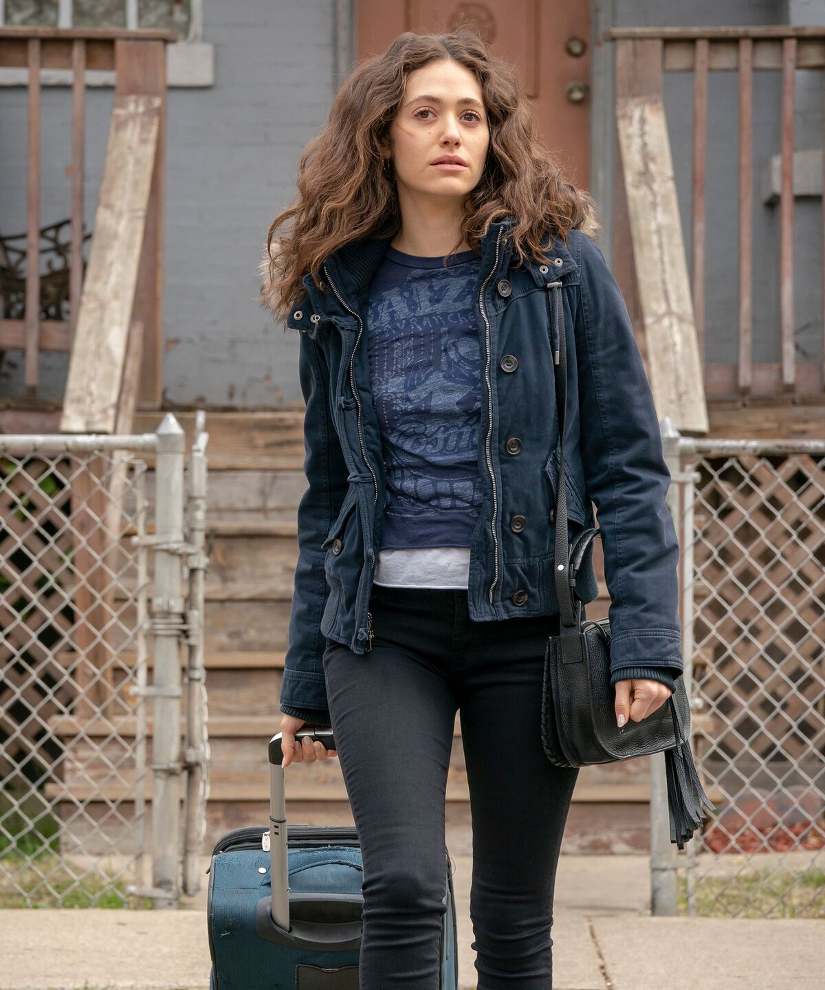 Shameless: Season 6 Episode 1 Fiona's Aztec Open Front Cardigan