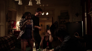 The Gallaghers partying