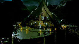 Palace at night