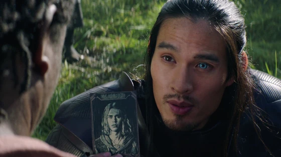 Riga questions a farmer and his family about Wil Ohmsford.