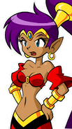 Shantae's unimpressed talk sprite