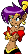 Shantae's stern talk sprite