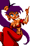 Shantae GBC - sprite - shantae title screen