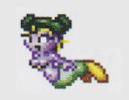 Early Mermaid sprite from The Art of Shantae