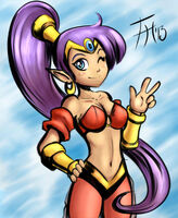 Shantae sketch 2 by fenril huayra-d610mz9