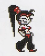 An alternate genie Risky Boots design from The Art of Shantae