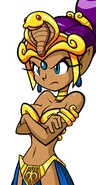 Shantae's stern talk sprite in her dancer costume