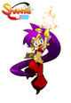 Shantae with fireball