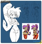 Concept art of Shantae