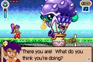 Early confrontation with Shantae