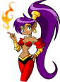 Shantae Fire Illustration( Risky's Revenge)