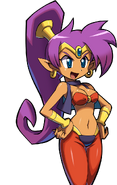 Shantae's proud talk sprite