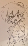 Matt Bozon's depiction of Zombie Shantae from his Twitter