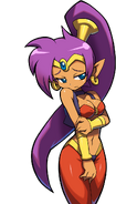 Shantae's upset talk sprite