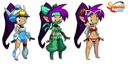 Shantae's costumes