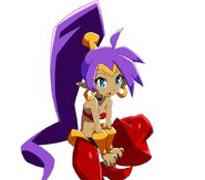 Shantae's frustrated talk sprite