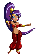 Shantae half genie half human all cute by crovirus-d6lcgdo