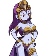 Risky Boots talk sprite in the royal princess outfit