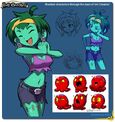 Rottytops concept art by Inti Creates.