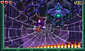 Empress Spider fighting Shantae