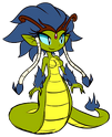 Naga form. This form would have allowed Shantae to slither and sing.