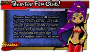Shantae fan club exclusive image