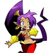 Shantae's shocked talk sprite