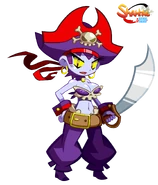 Risky, as she appears in Shantae: Half-Genie Hero