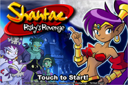 Risky's Revenge title screen on iOS